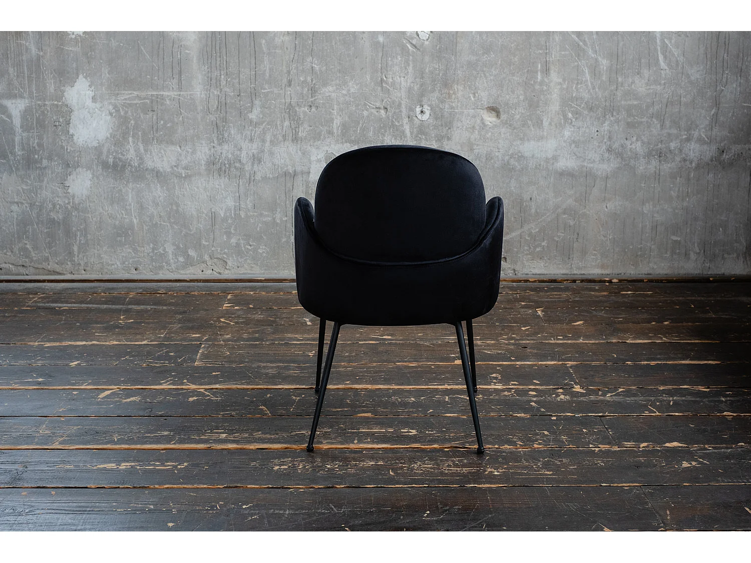 Chaise - Noir Velours - DEON