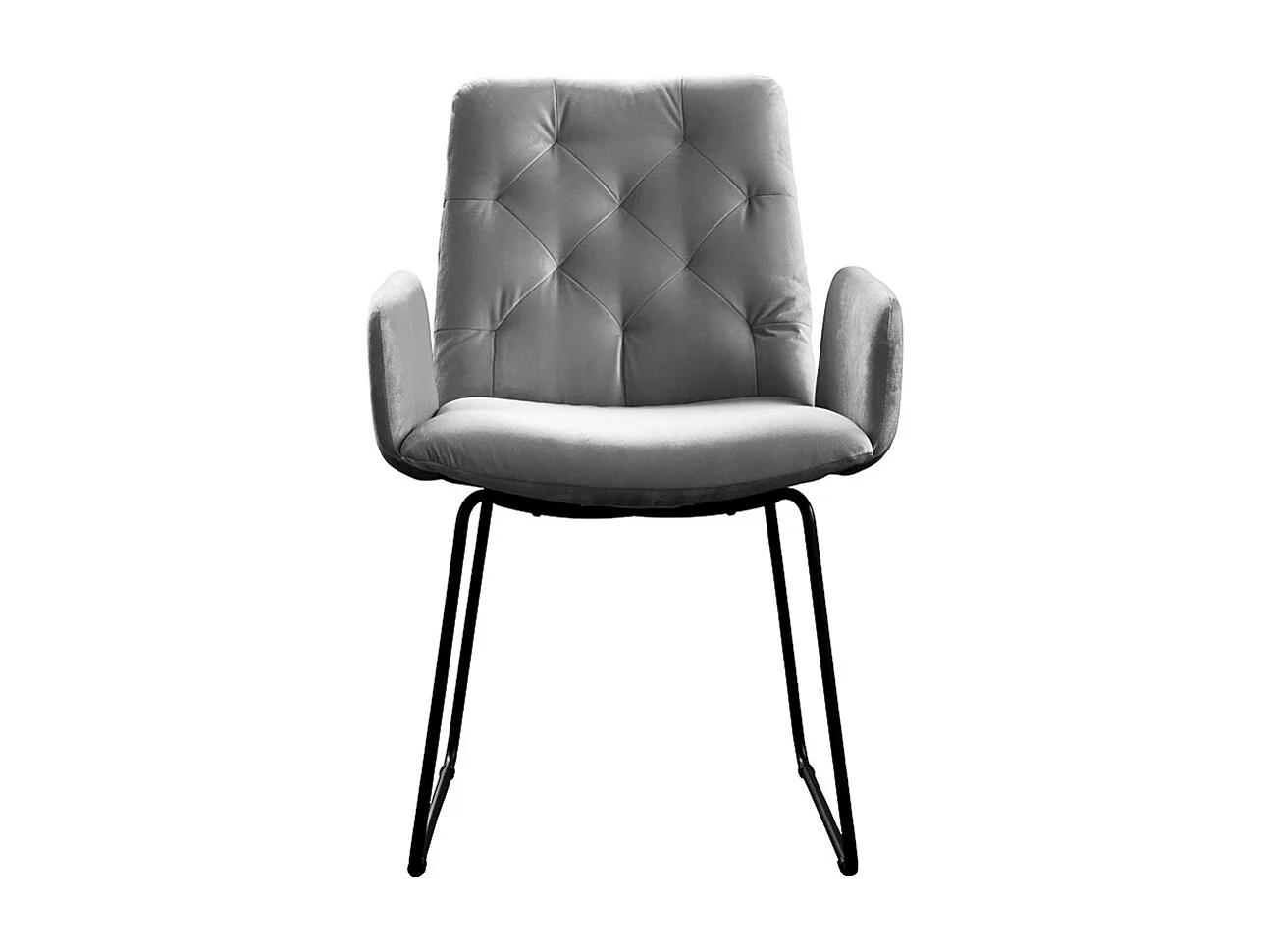 Silla - plata terciopelo - NEW CHARME