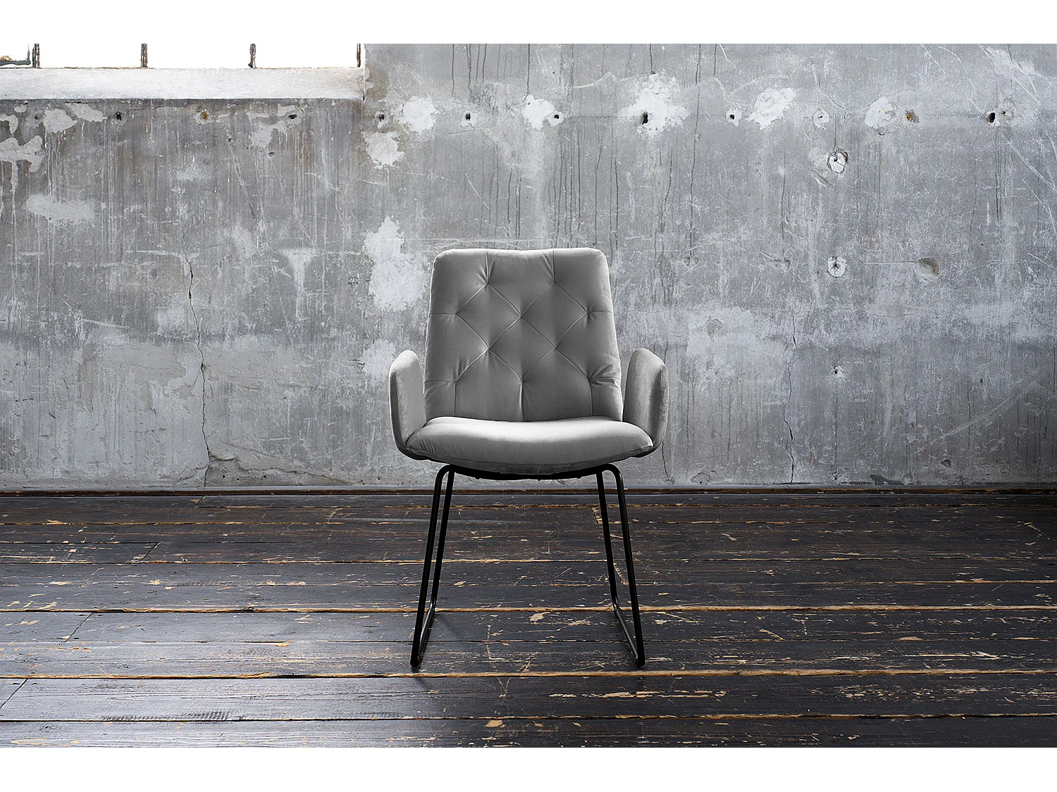 Sedia - argento velluto - NEW CHARME