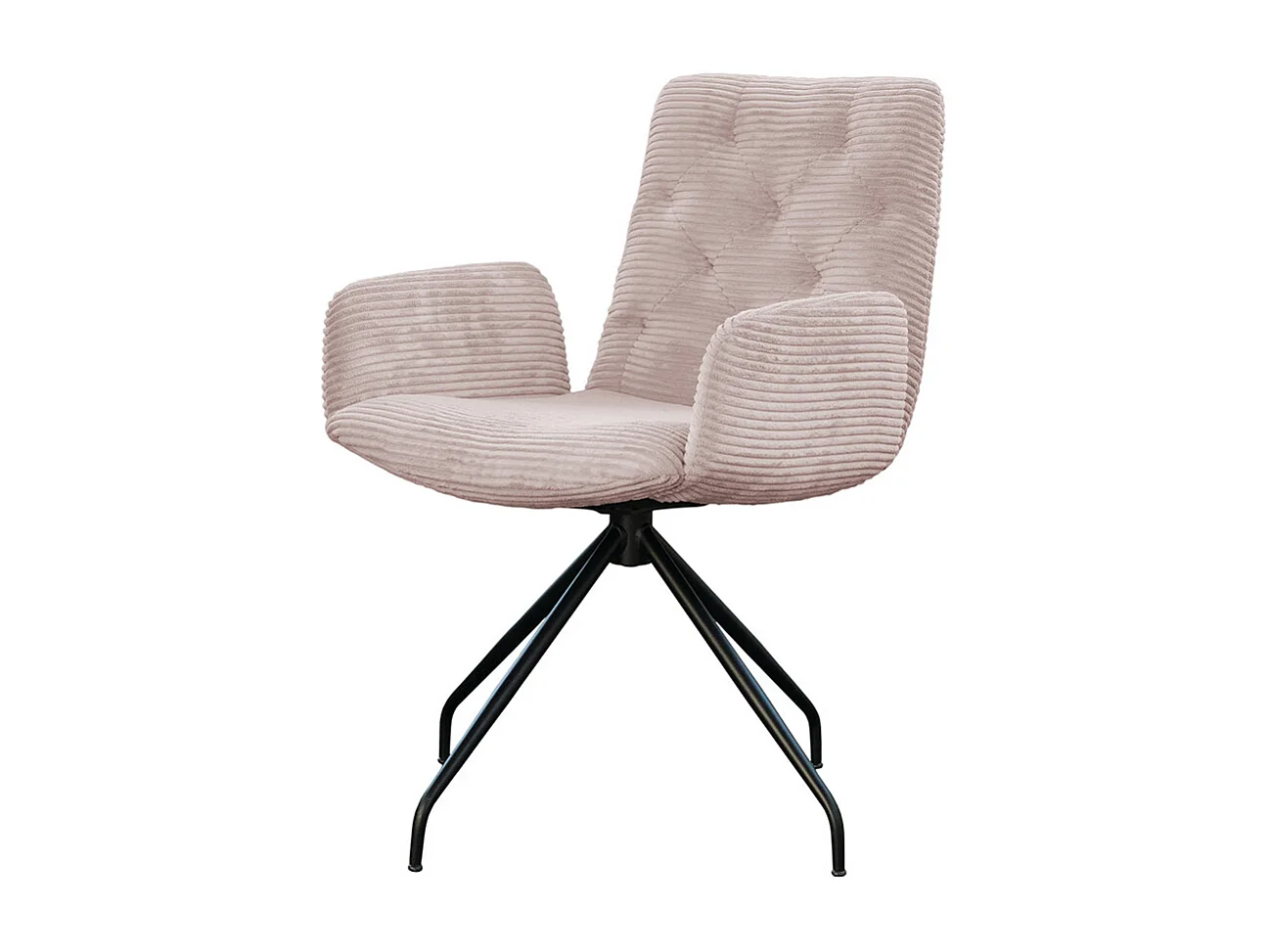 Armlehnenstuhl - Pink Cord - CHARME