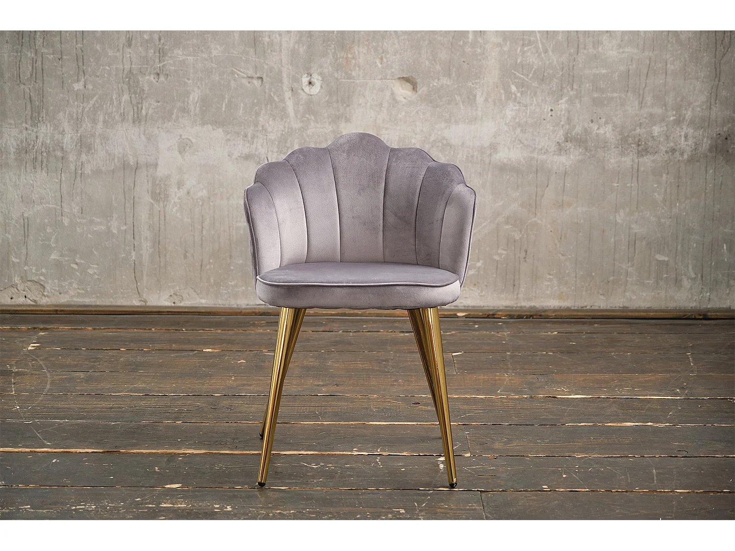 Esszimmerstuhl - Silber Velvet - SALLY