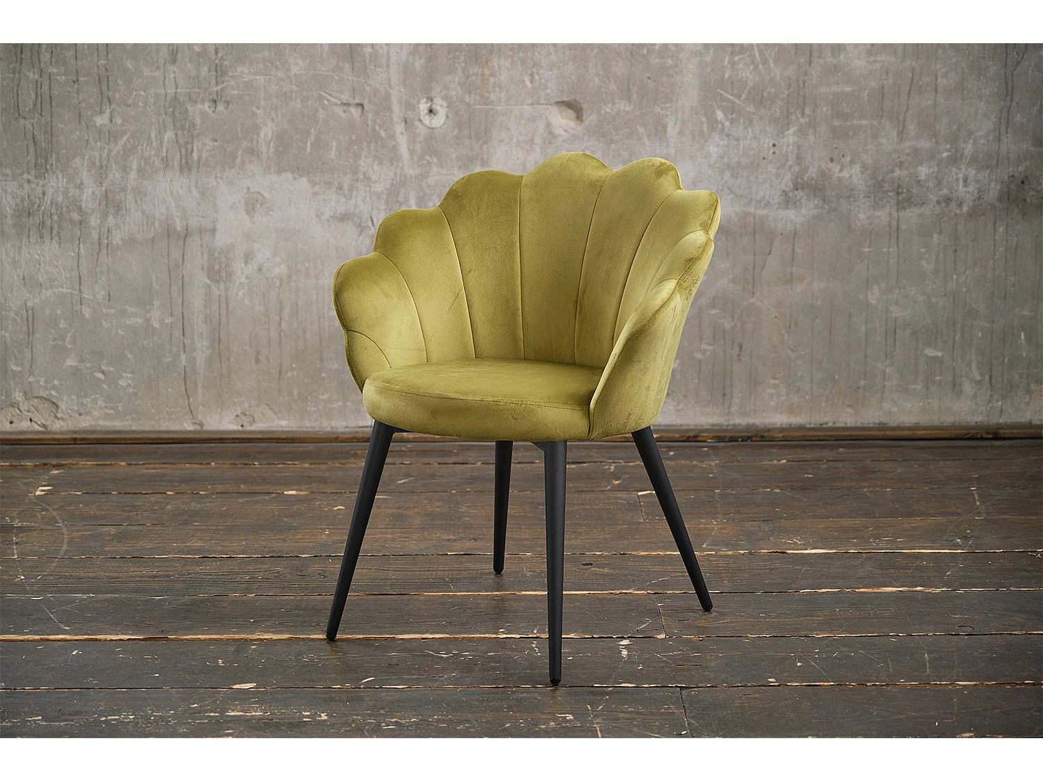 Esszimmerstuhl - Grün Velvet - CARLA