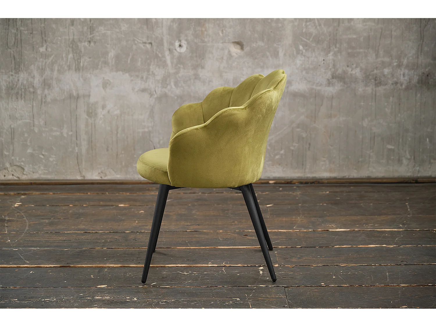 Esszimmerstuhl - Grün Velvet - CARLA