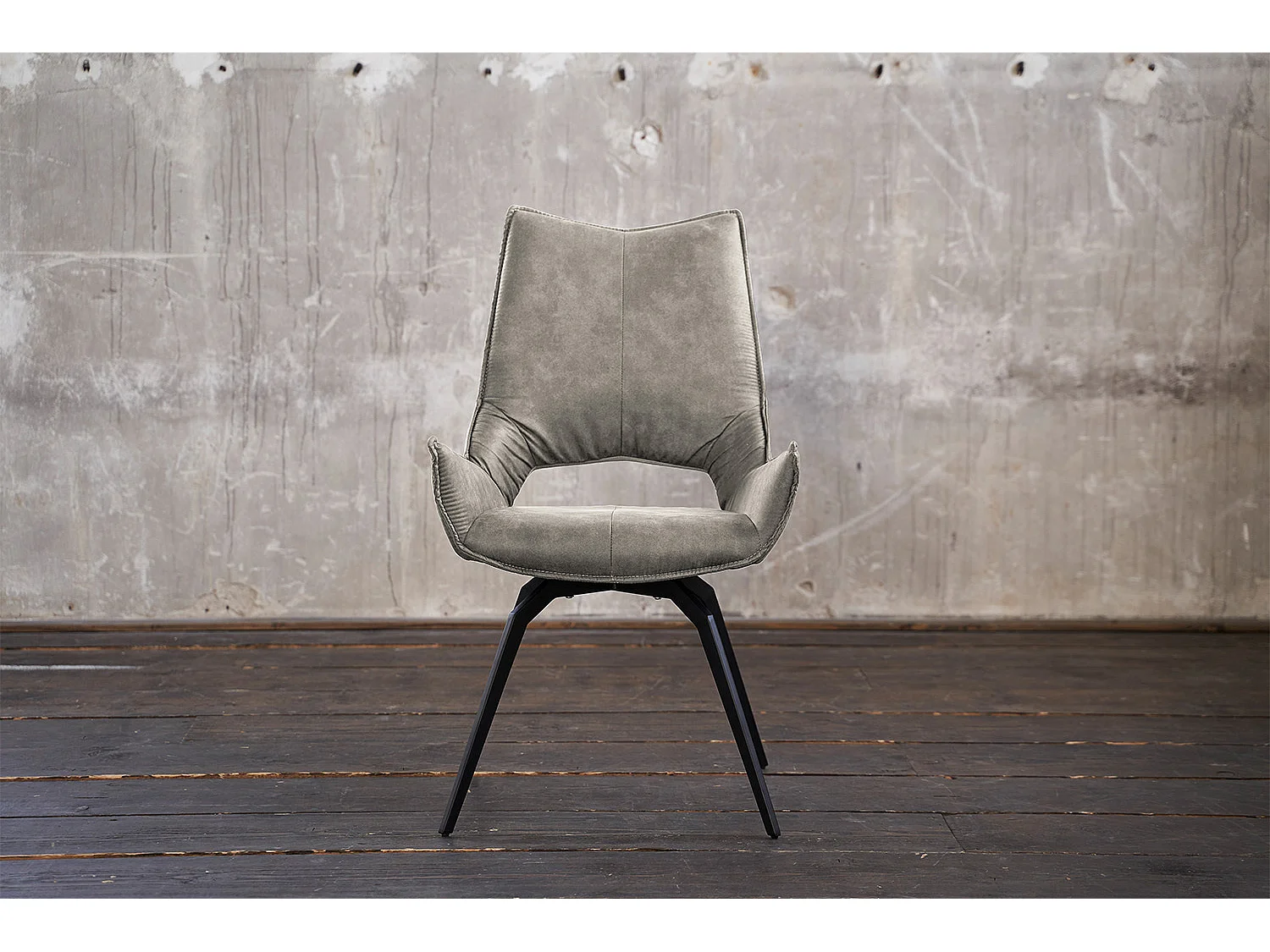 Fauteuil - gris clair tissu tissé - SIVO