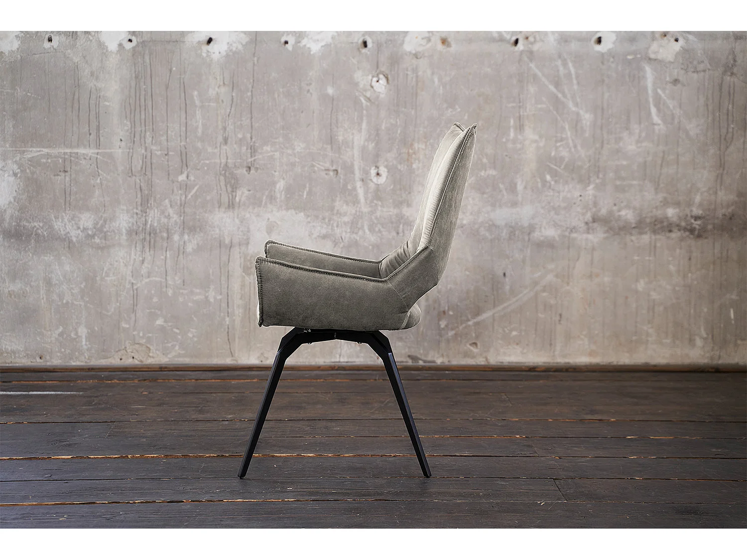Fauteuil - gris clair tissu tissé - SIVO