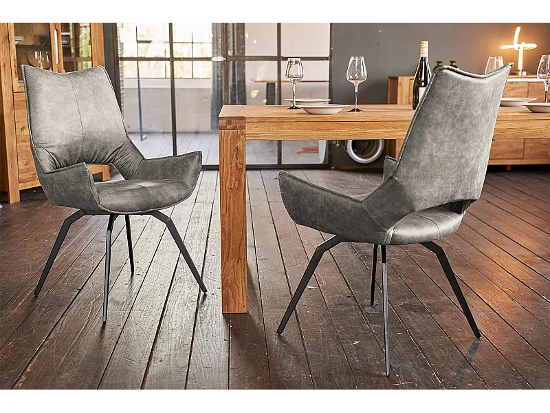 Fauteuil - gris clair tissu tissé - SIVO