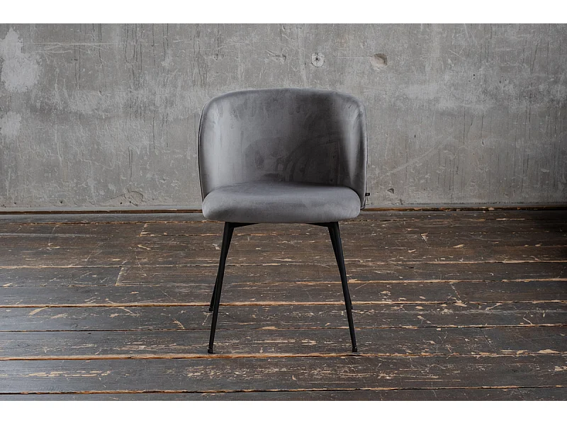 Sedia - Grigio velluto - LENA