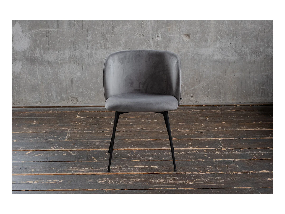 Chaise - Gris Velours - LENA