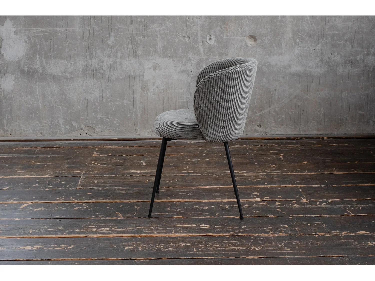 Chaise - Gris Velours - LENA