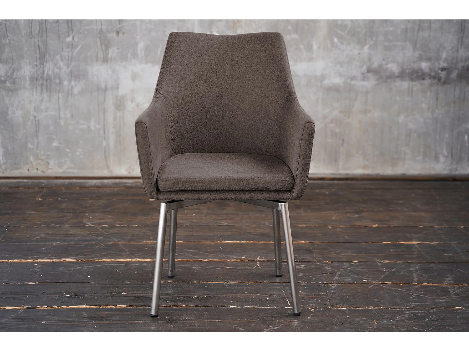 chaise - Gris microfibre - CALI