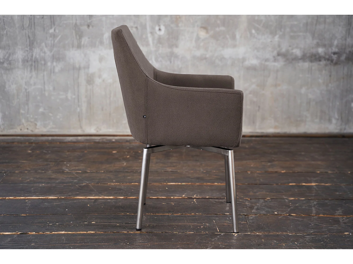 chaise - Gris microfibre - CALI