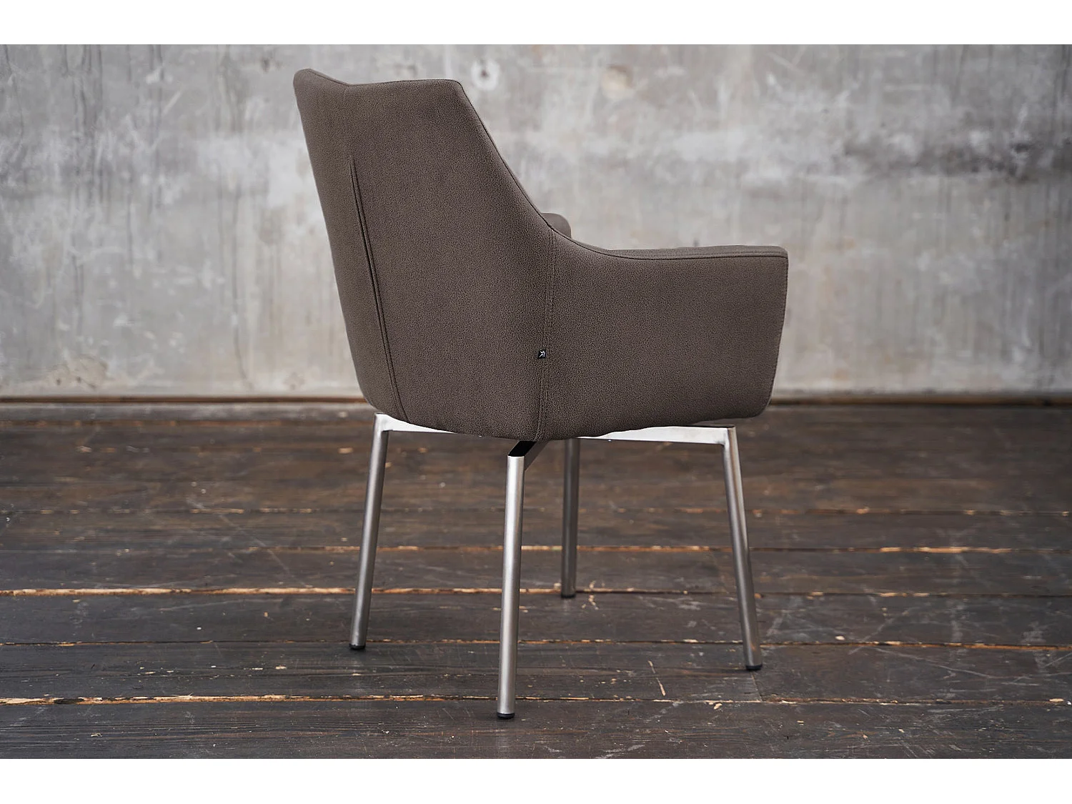 chaise - Gris microfibre - CALI