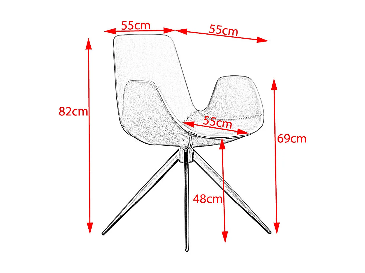 QUEN - Zwart Imitatieleer - QUEN