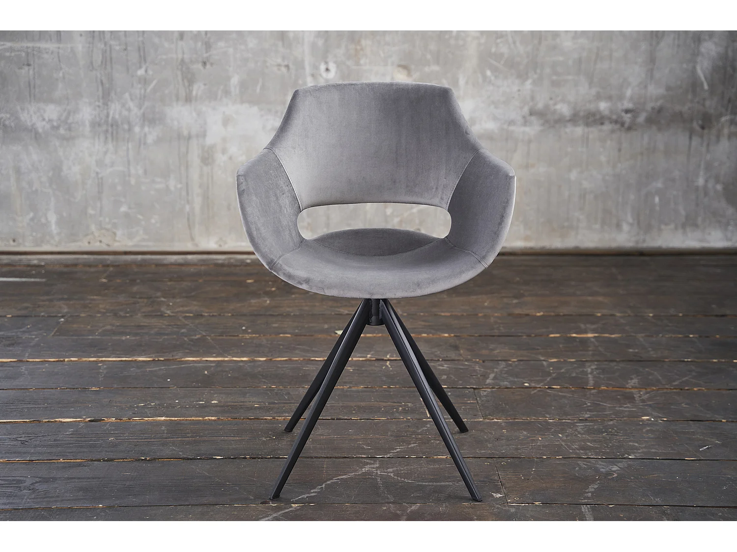 Sedia - Grigio velluto - ZAJA