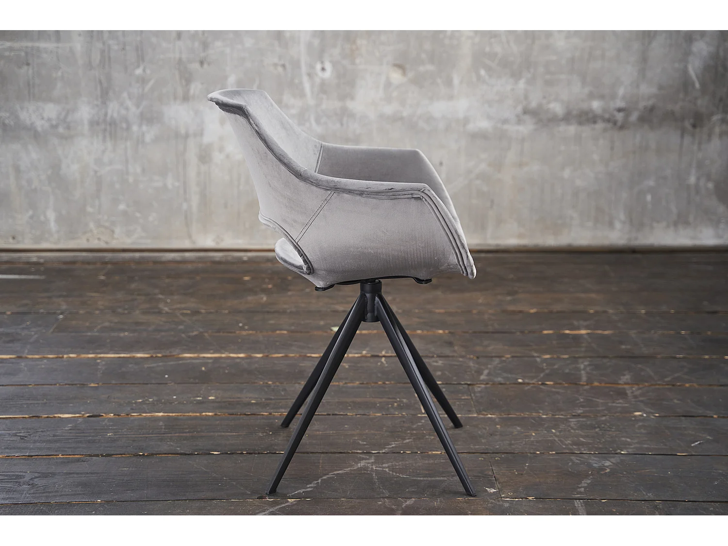 Sedia - Grigio velluto - ZAJA