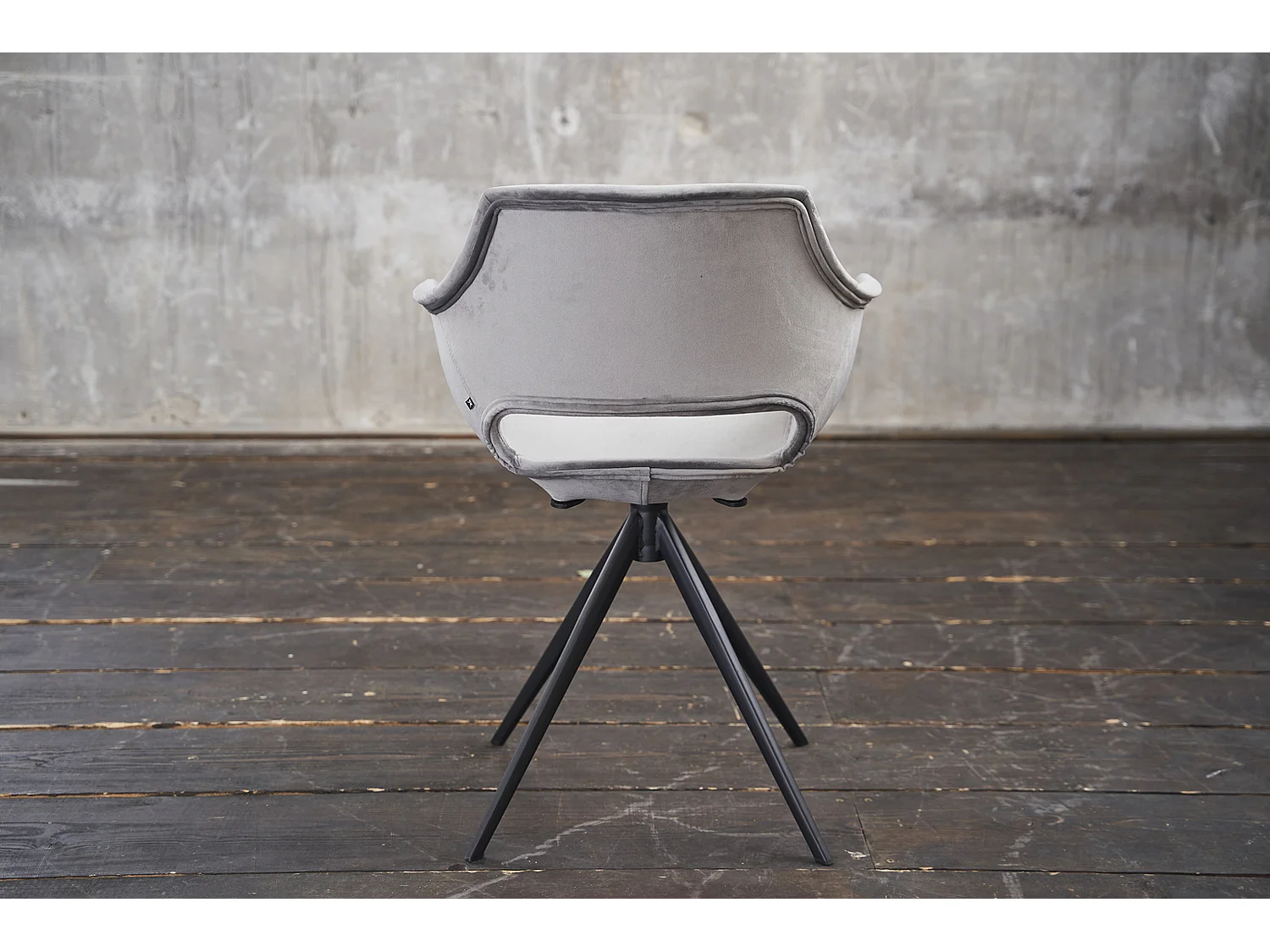 Sedia - Grigio velluto - ZAJA