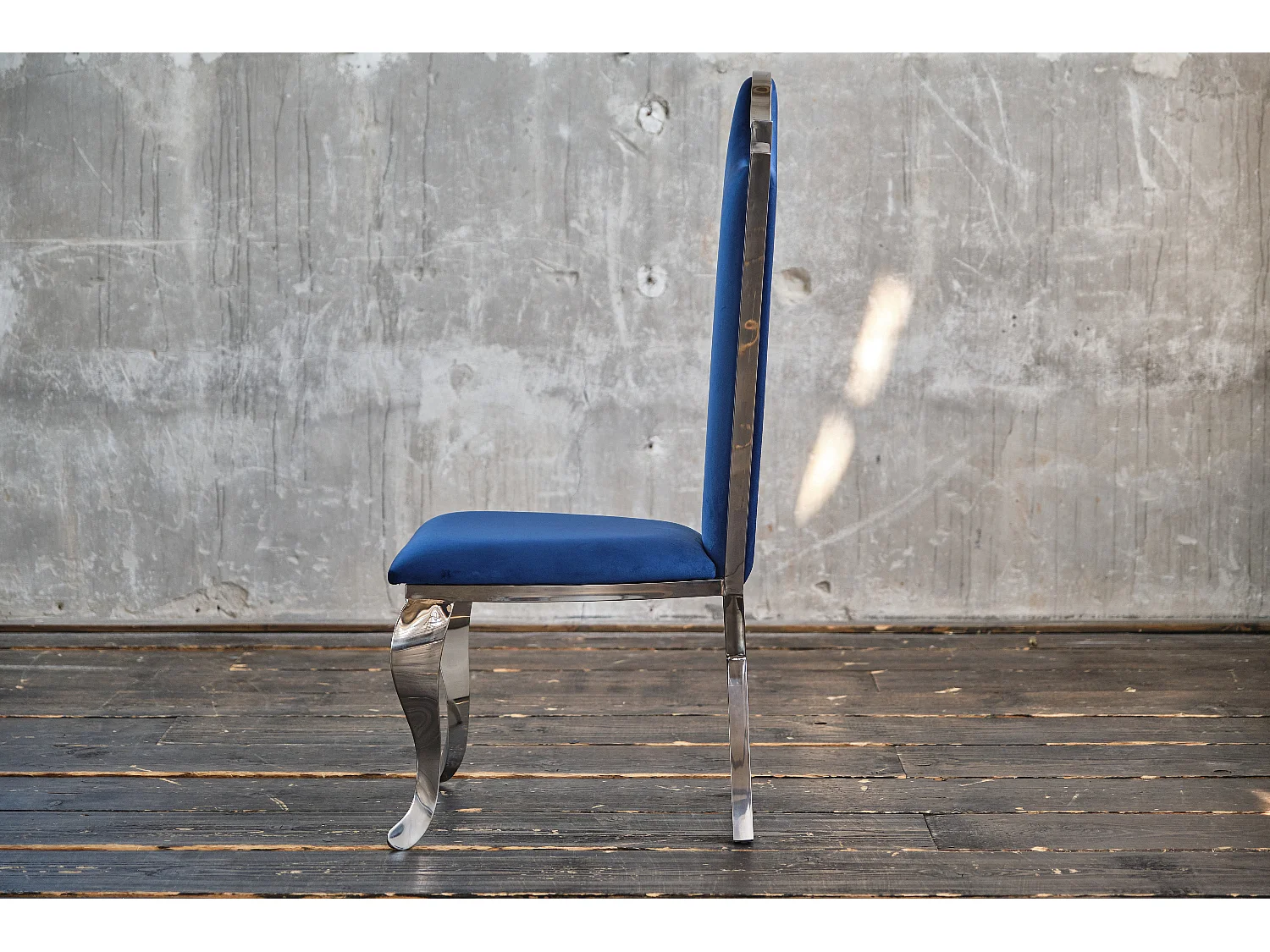 silla - Azul terciopelo - AMALIA