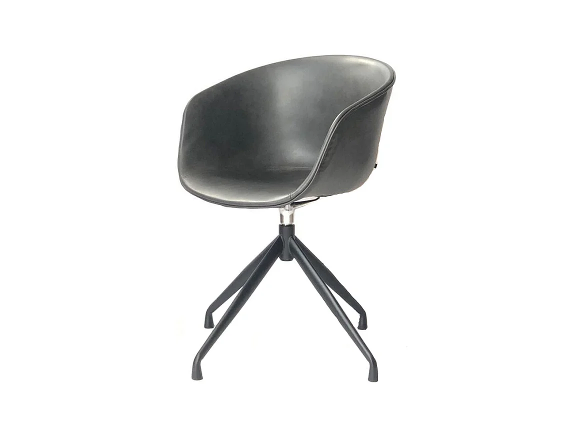 Stuhl - Grau Kunstleder - DANI