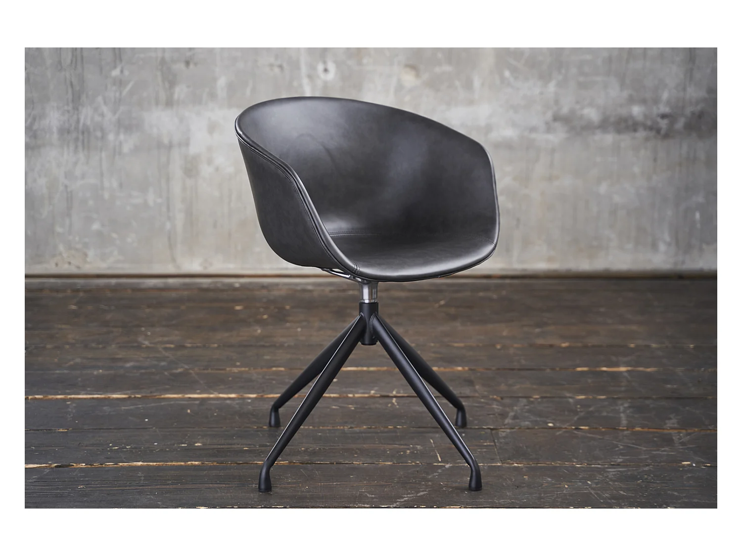 Stuhl - Grau Kunstleder - DANI