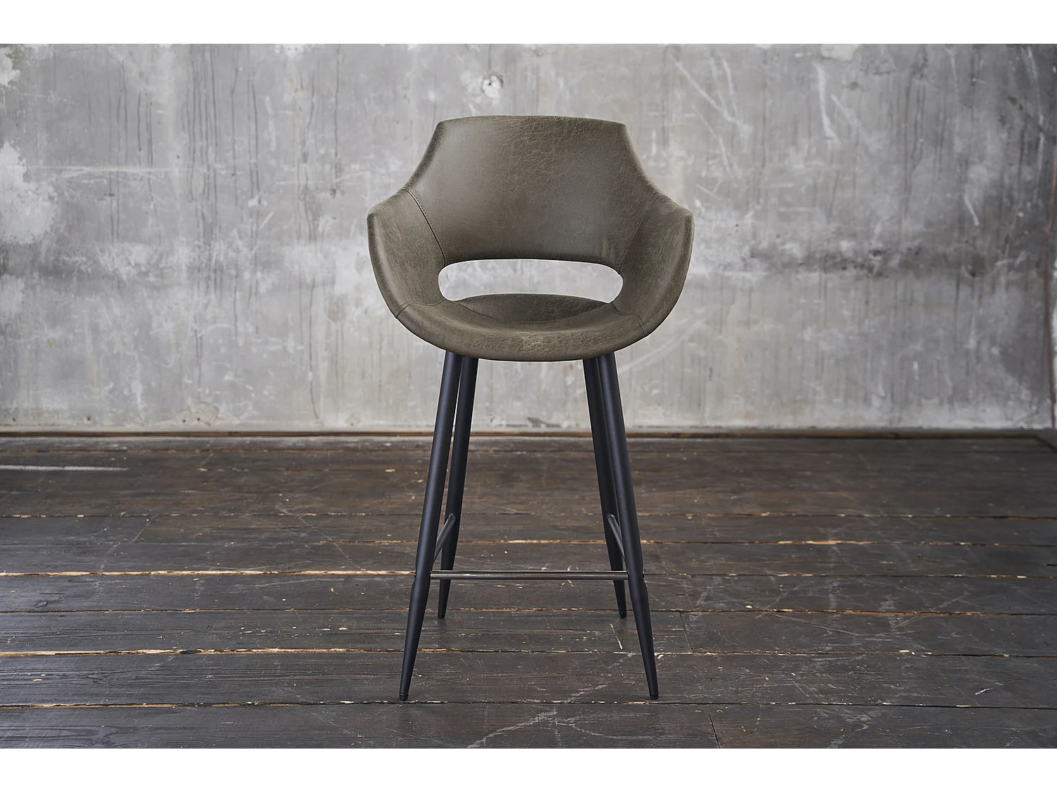 Tabouret - Vert microfibre - ZAJA