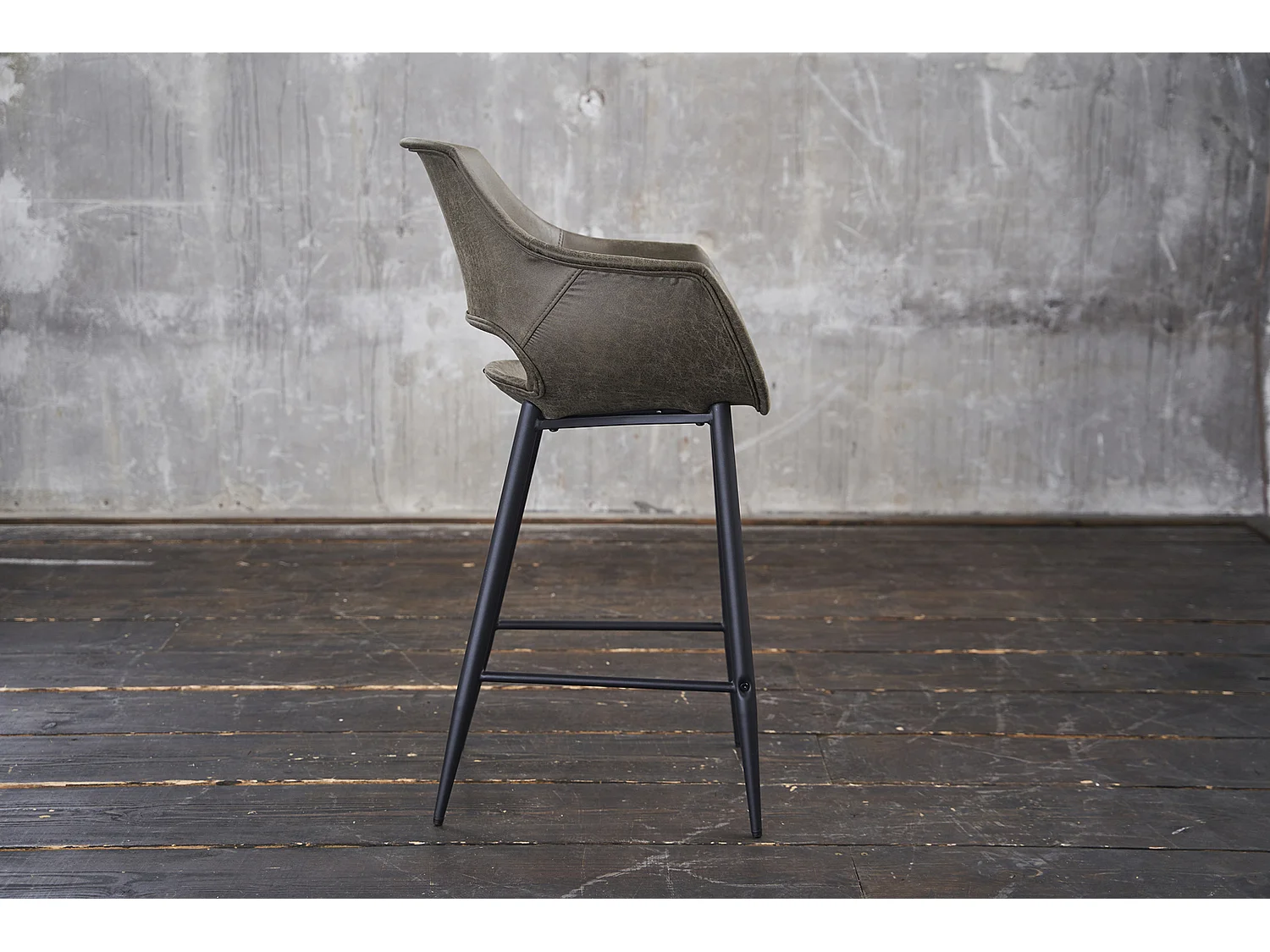 Tabouret - Vert microfibre - ZAJA