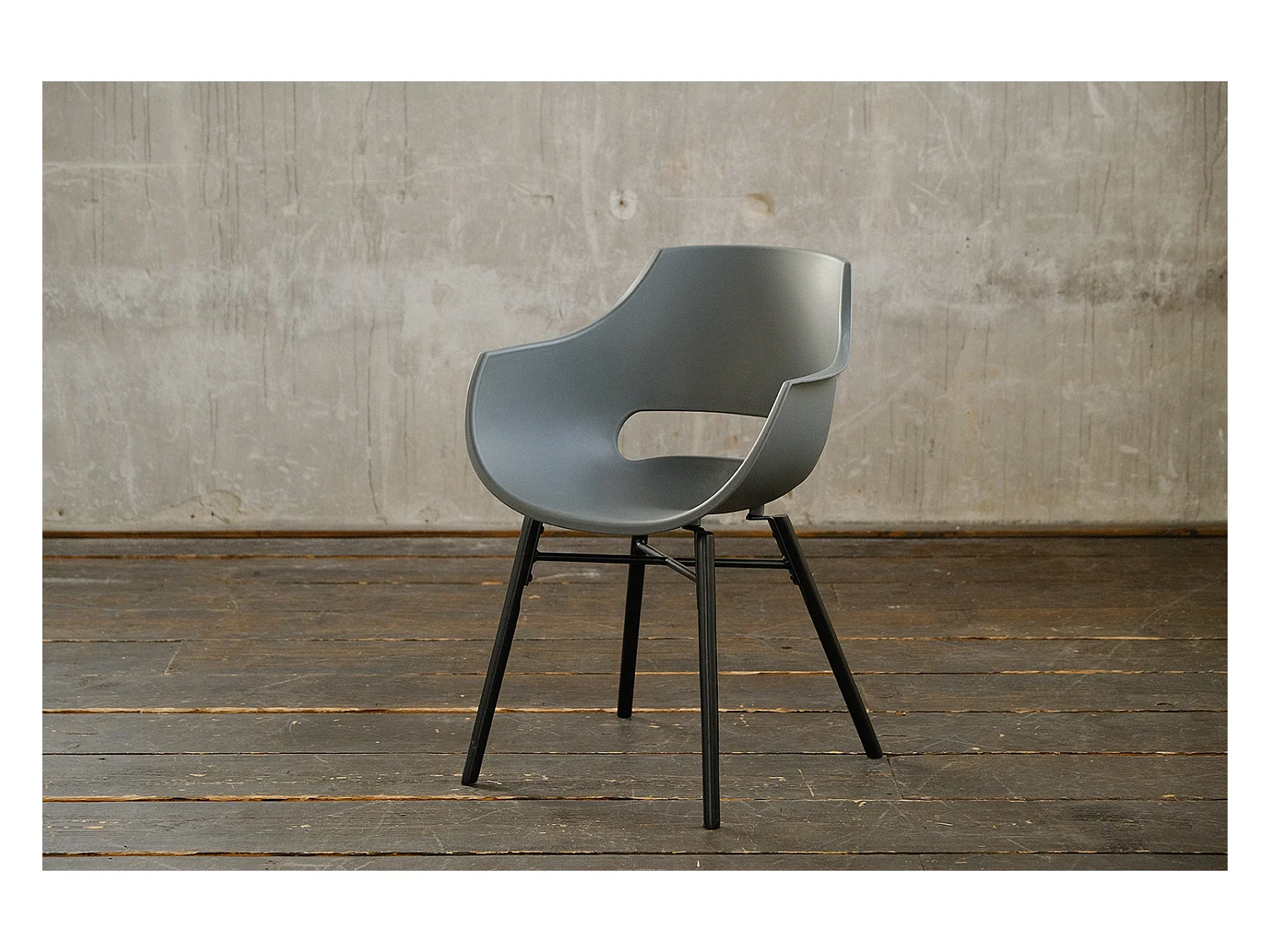 Chaise - anthracite plastique - ZAJA
