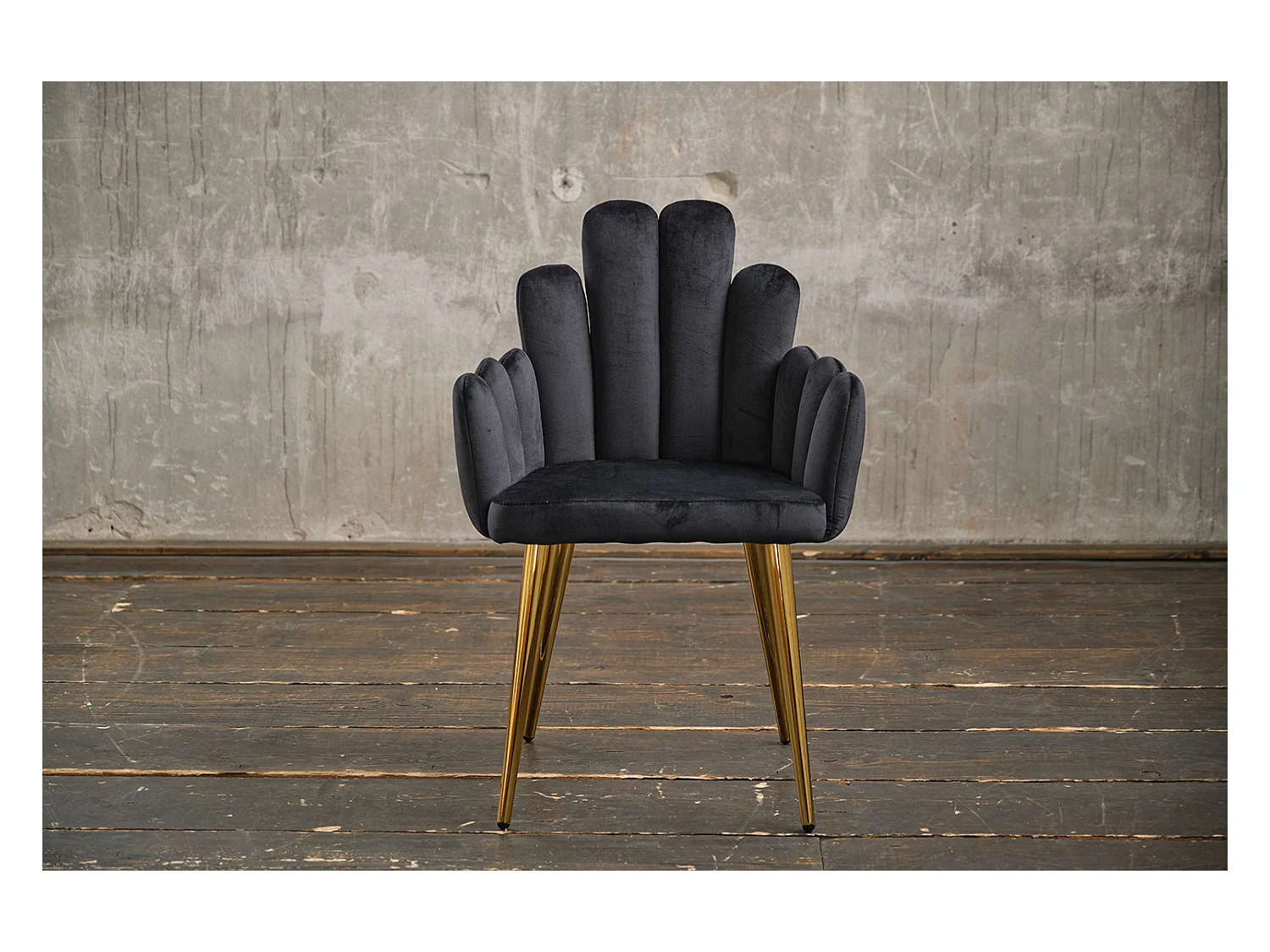 Chaise - Noir Velours - FREJA