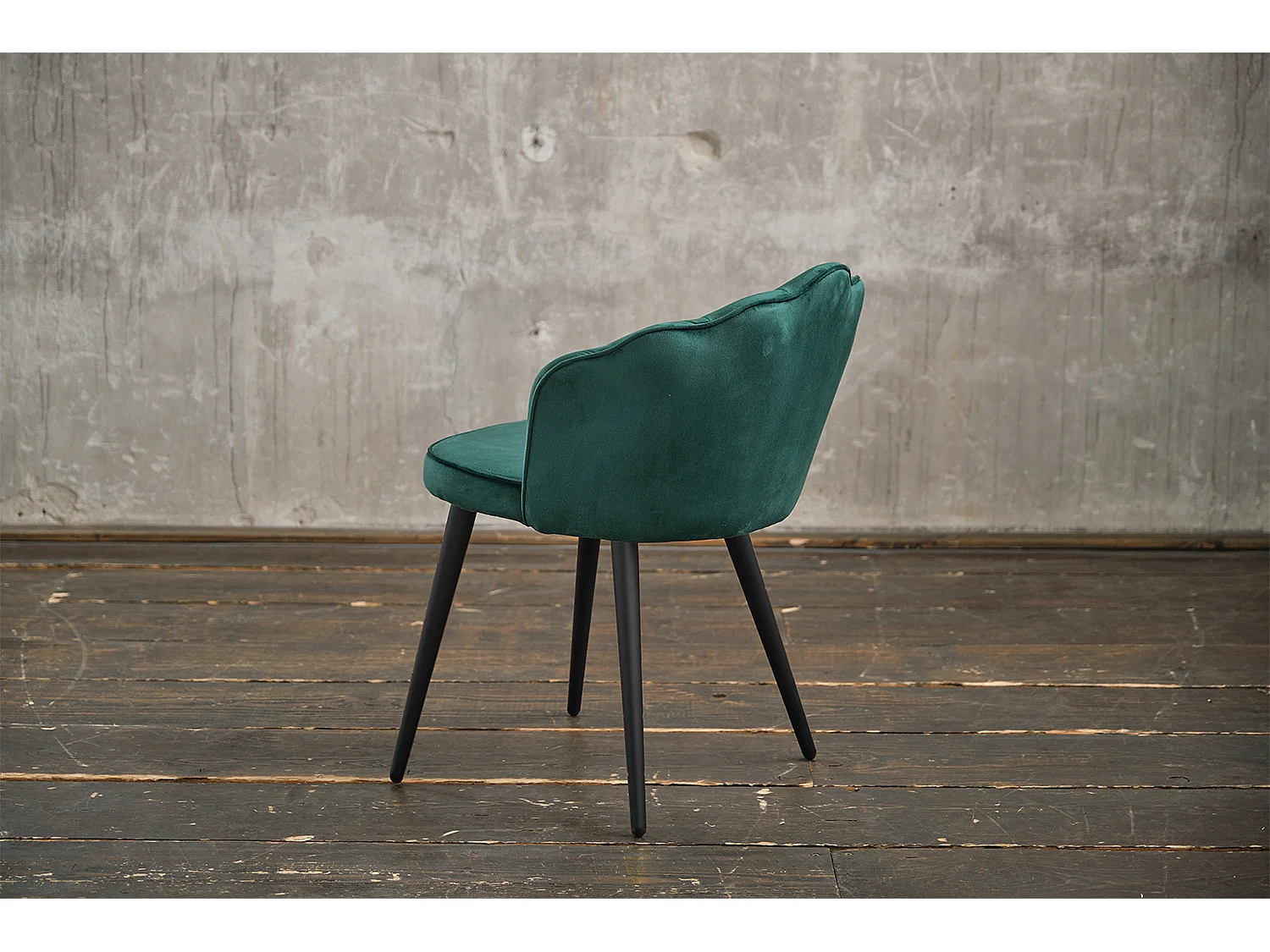 Esszimmerstuhl - Grün Velvet - SALLY