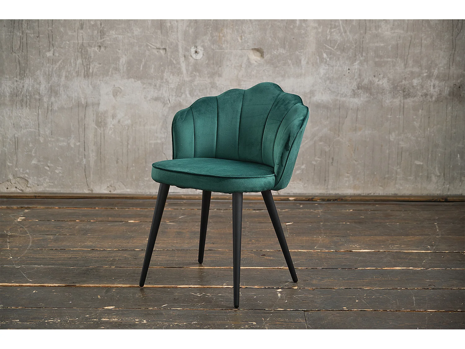 Esszimmerstuhl - Grün Velvet - SALLY
