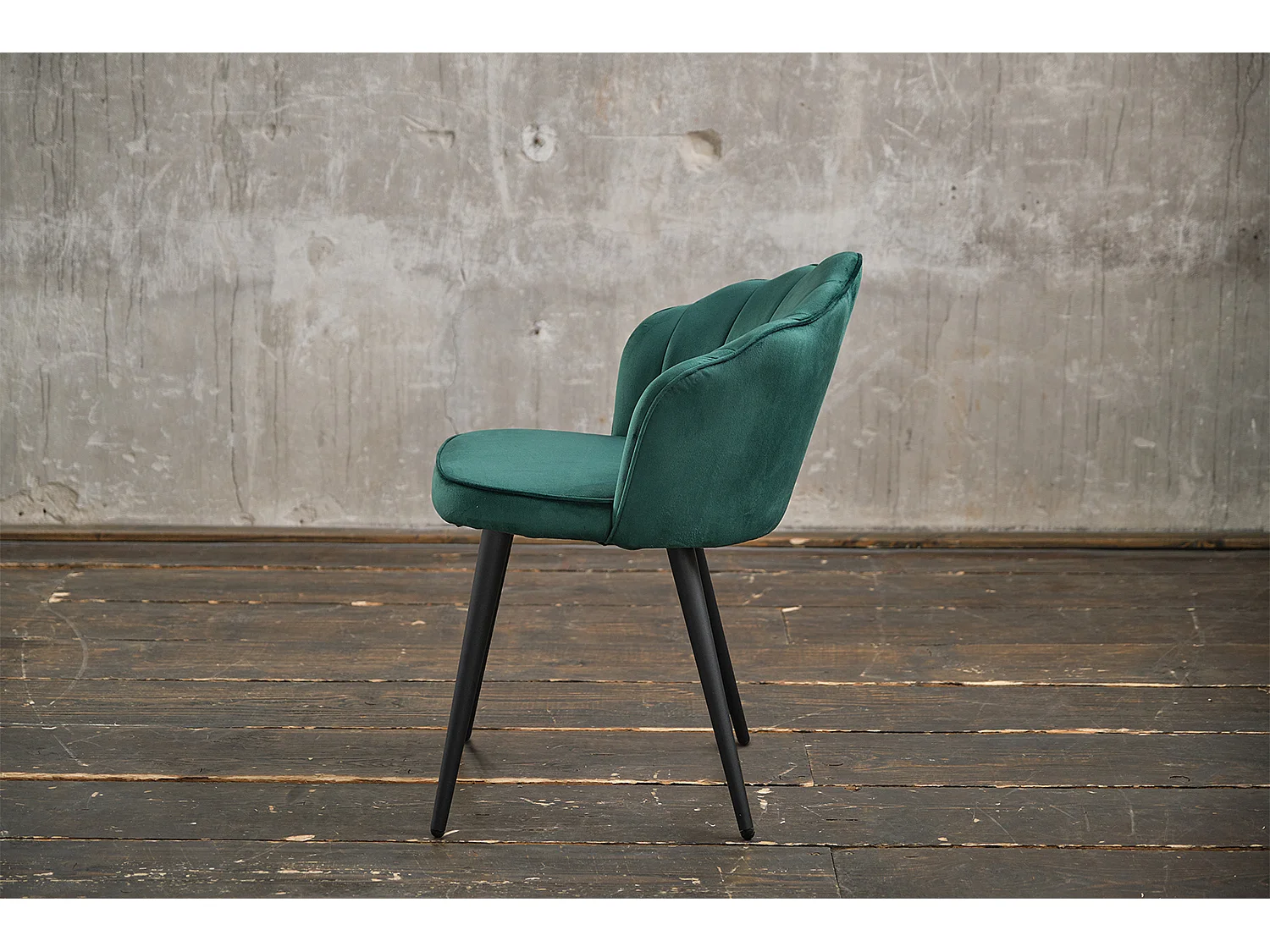 Esszimmerstuhl - Grün Velvet - SALLY