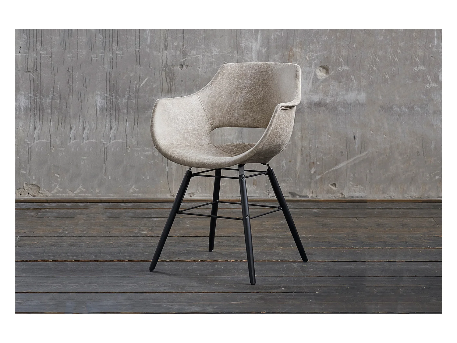 Sedia - beige microfibra - ZAJA