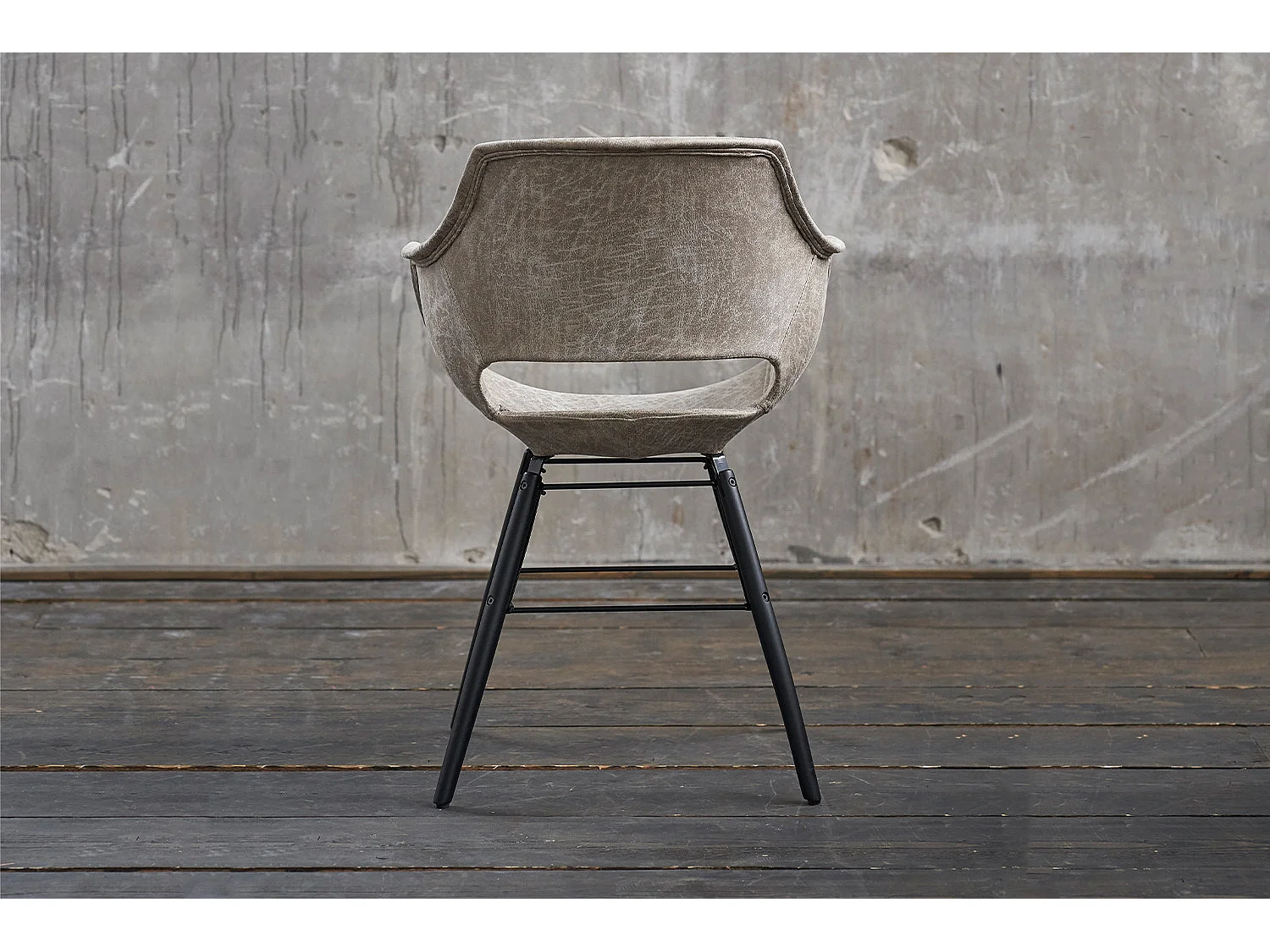 Stuhl - Beige Microfaser - ZAJA