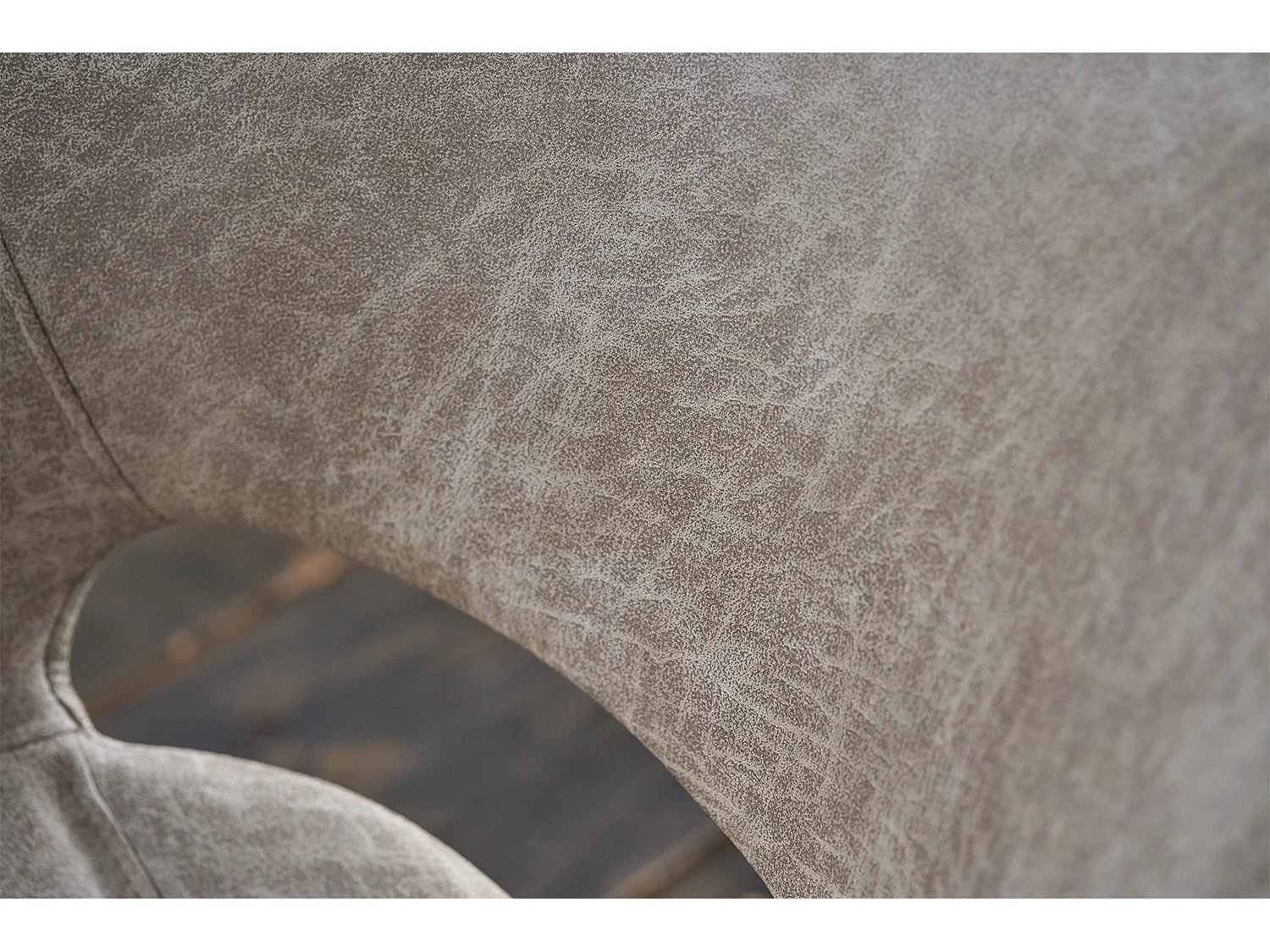 Stuhl - Beige Microfaser - ZAJA