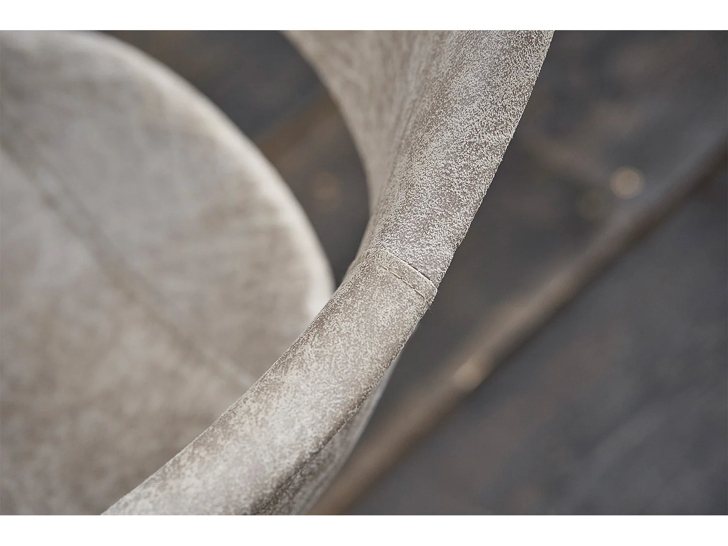 Stuhl - Beige Microfaser - ZAJA