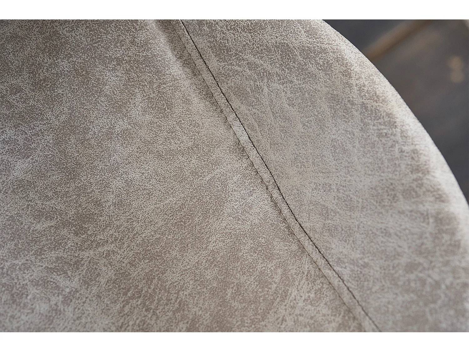 Stuhl - Beige Microfaser - ZAJA