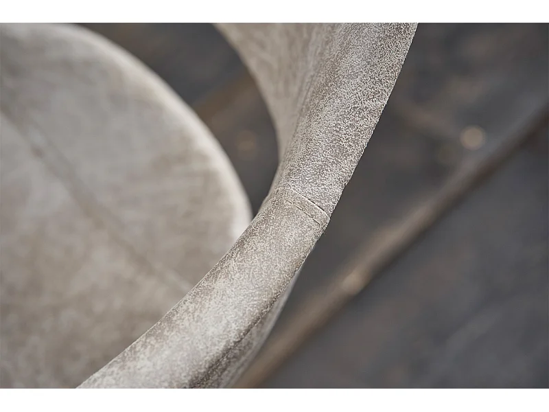 Stuhl - Beige Microfaser - ZAJA