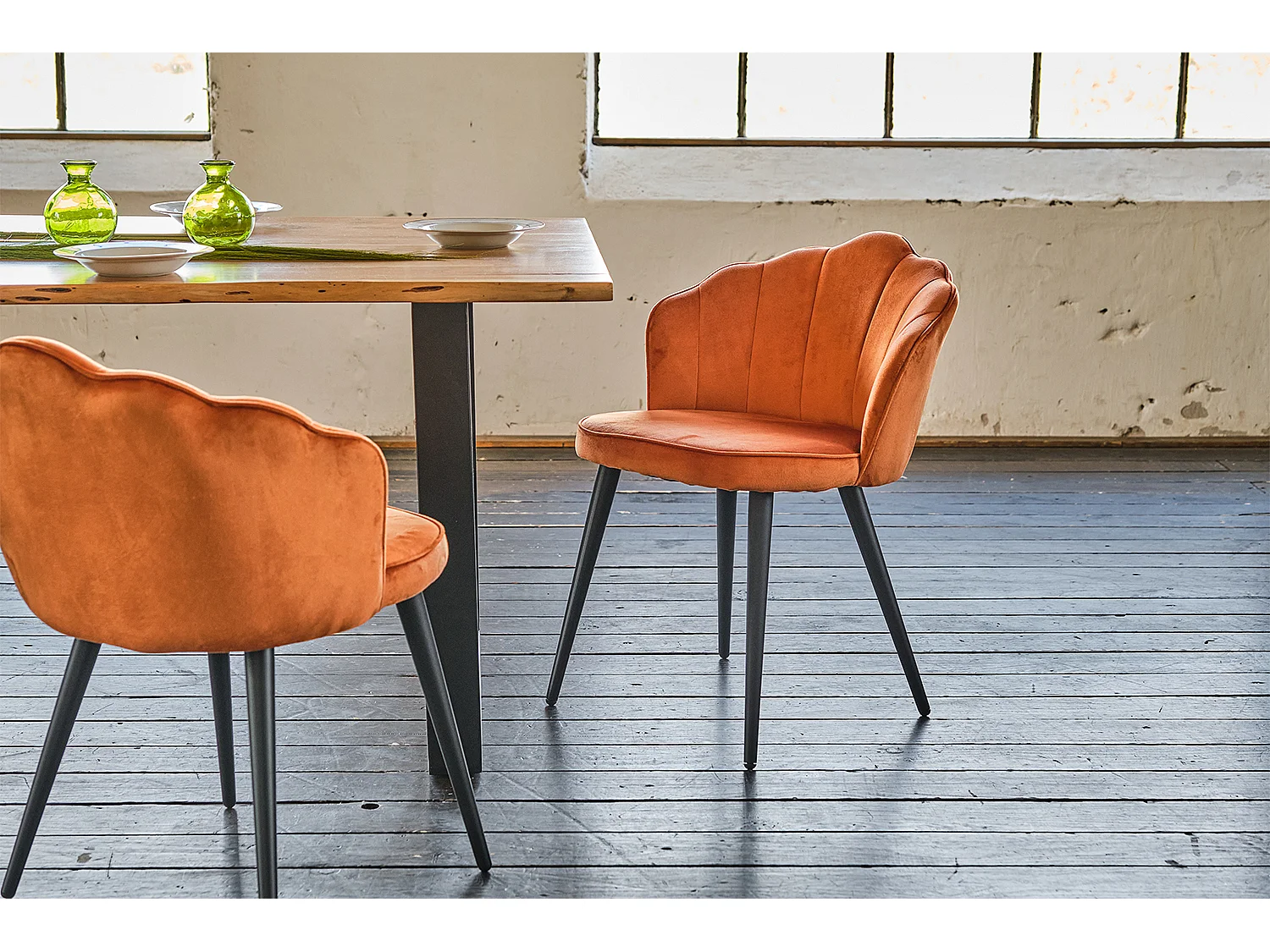 silla - cobre terciopelo - SALLY