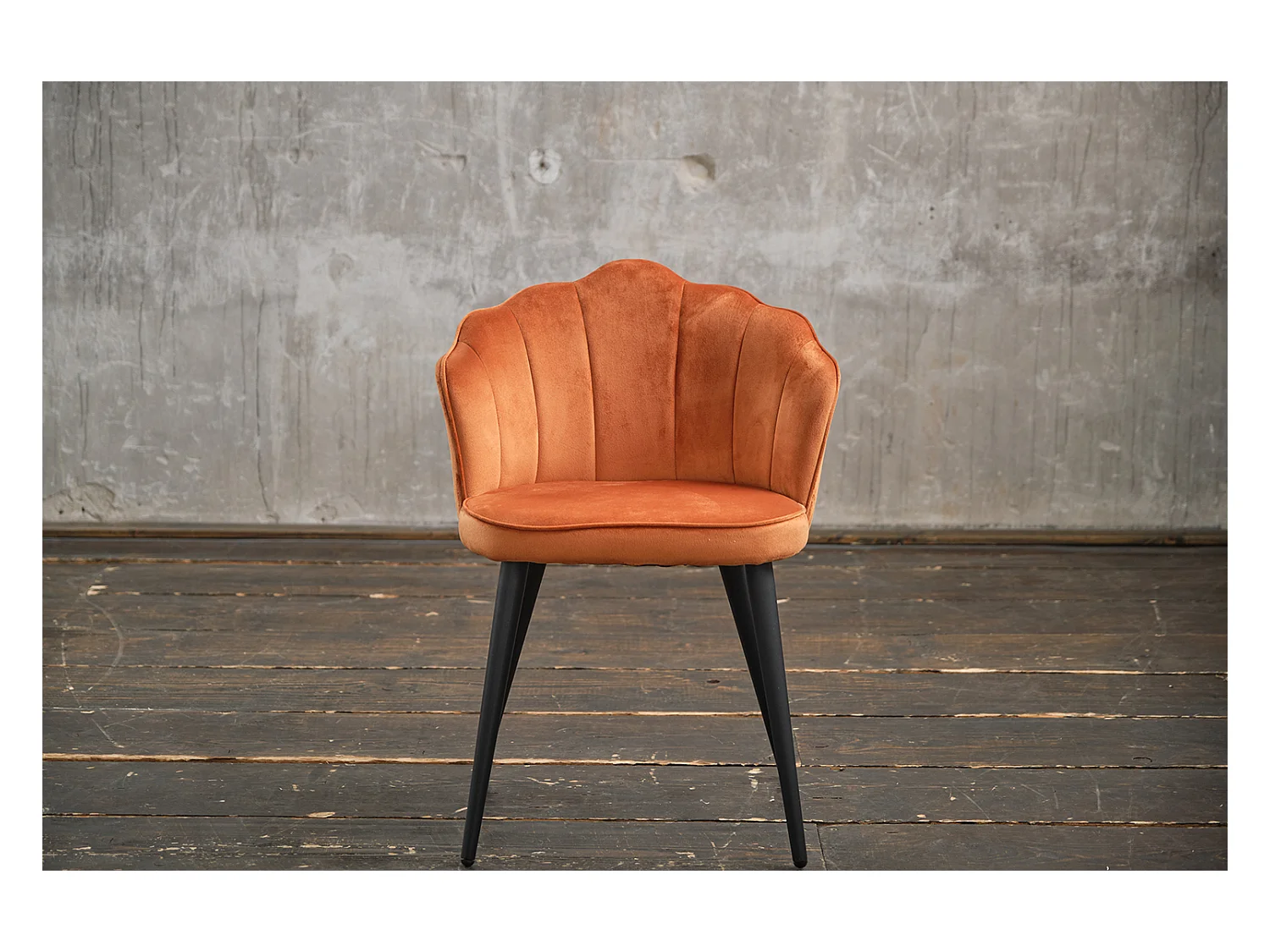 Chaise - cuivre Velours - SALLY