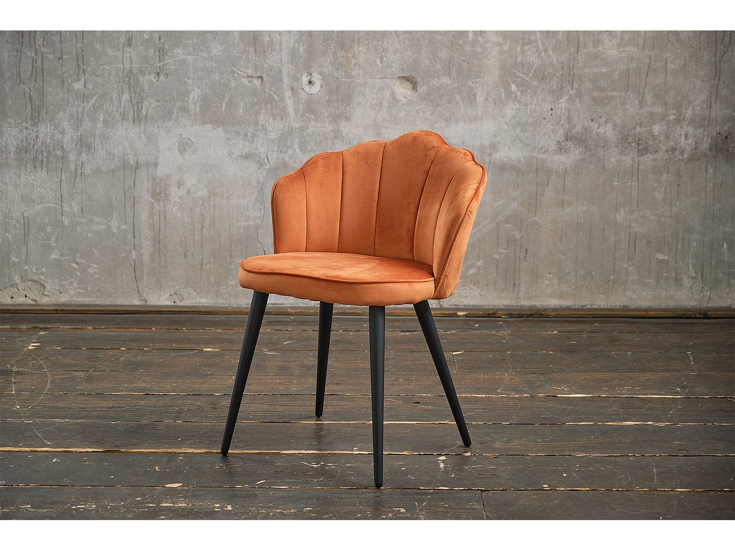 Chaise - cuivre Velours - SALLY