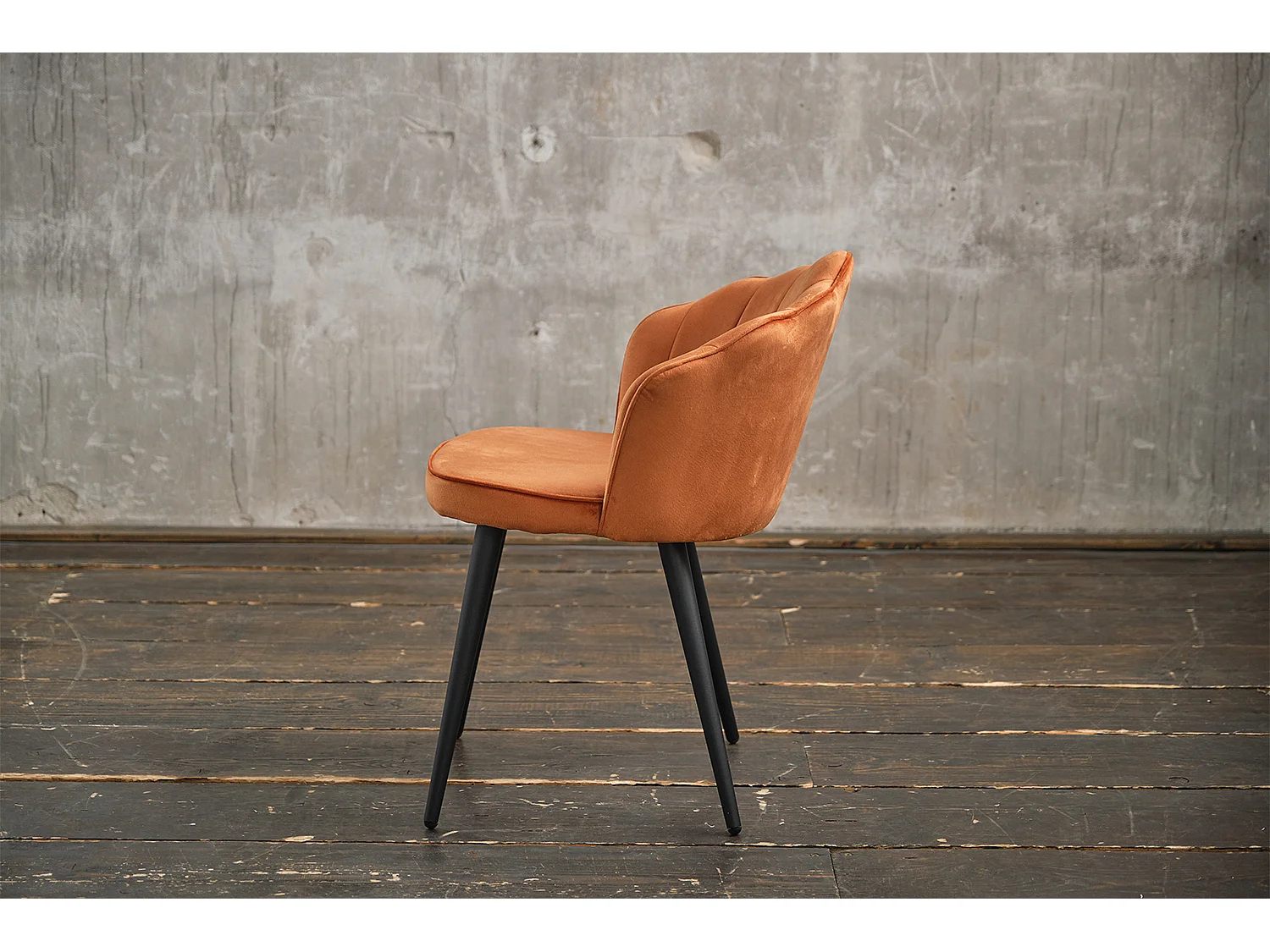 Chaise - cuivre Velours - SALLY