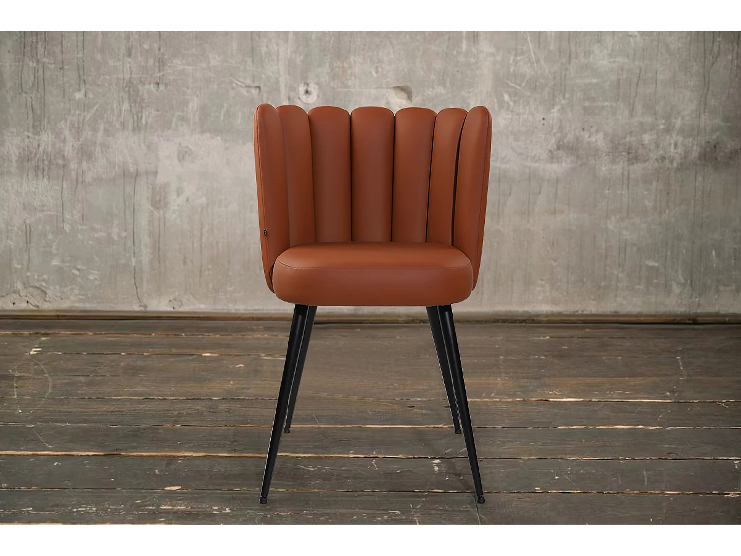 Eetkamerstoel - Bruin Imitatieleer - JADA