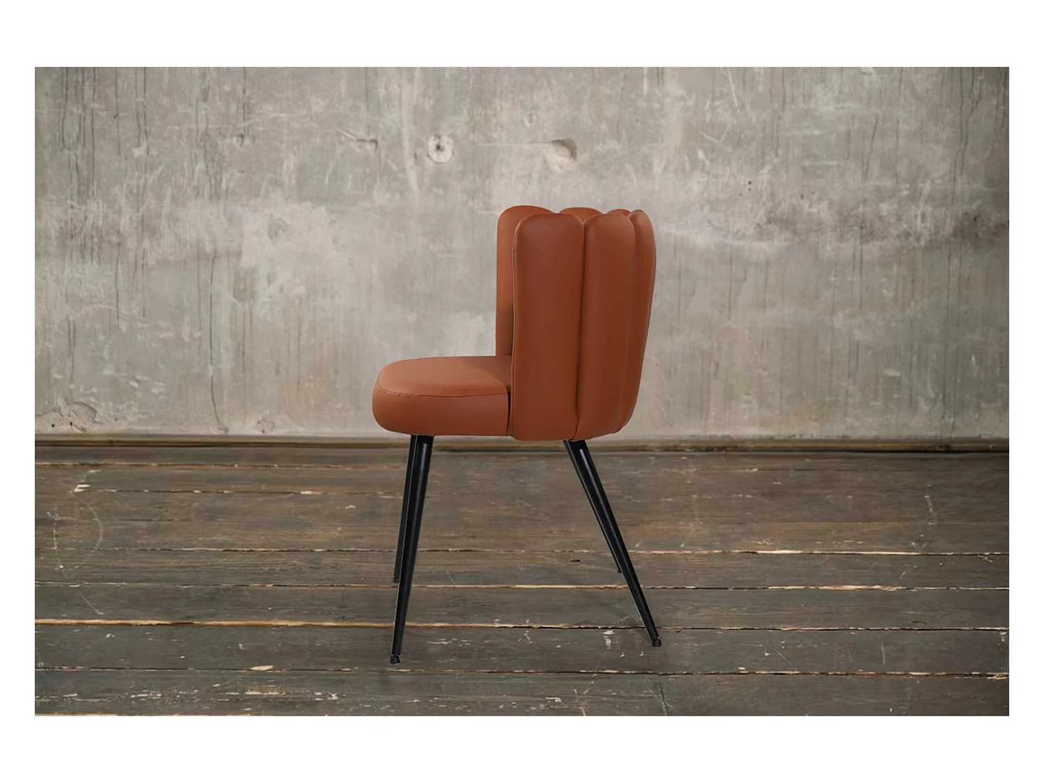 Eetkamerstoel - Bruin Imitatieleer - JADA