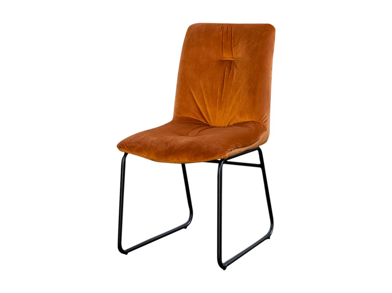 Chaise - Orange Velours - ZITA