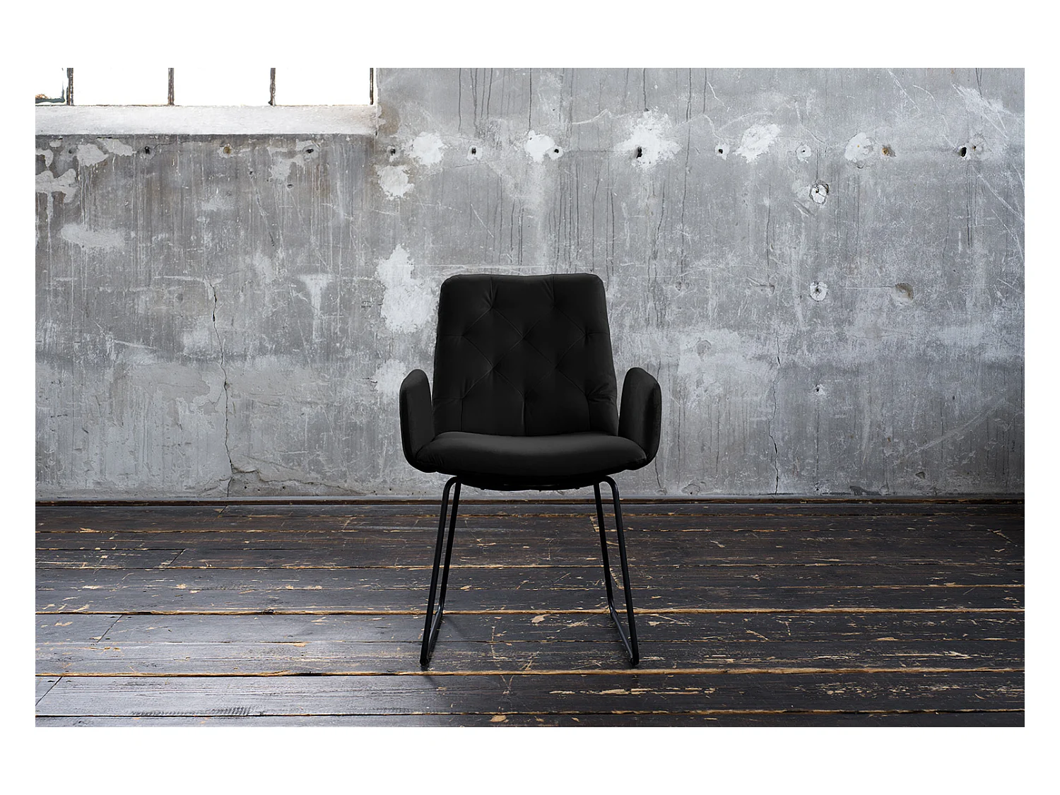 Chaise - Noir Velours - NEW CHARME