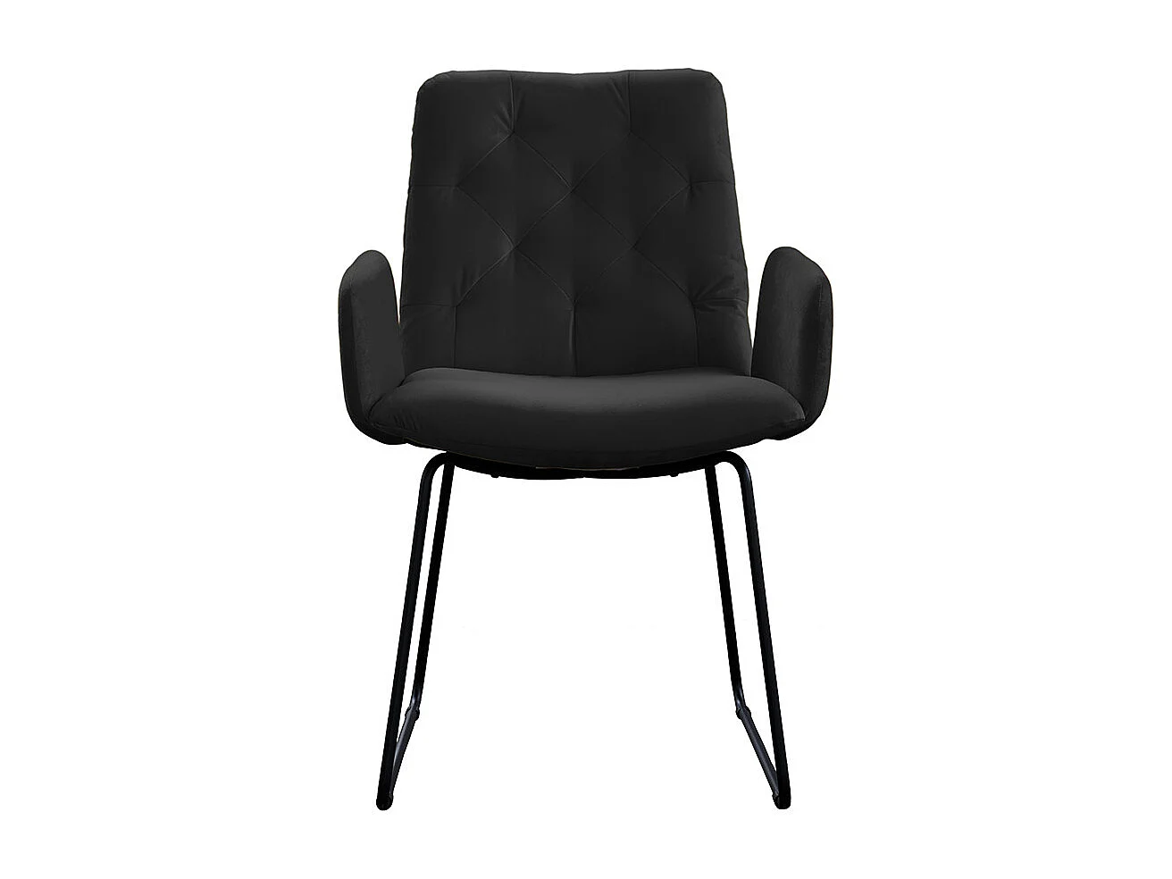 Fauteuil - Noir Velours - NEW CHARME