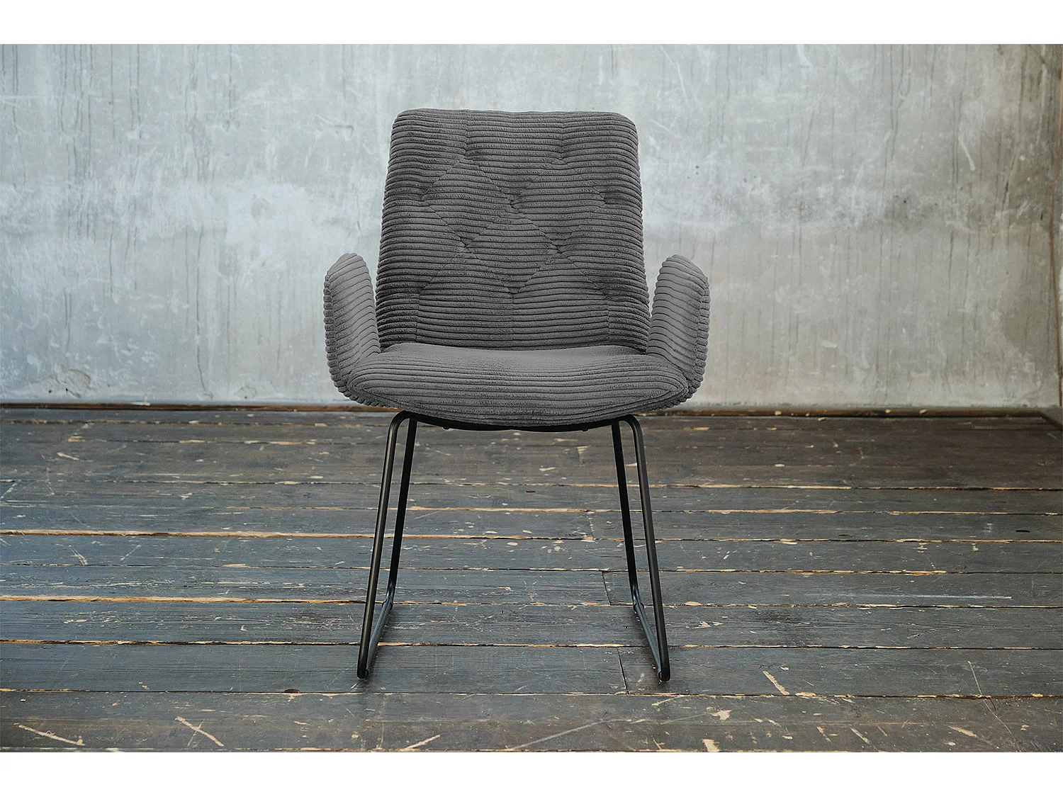 Silla - Gris Pana - CHARME