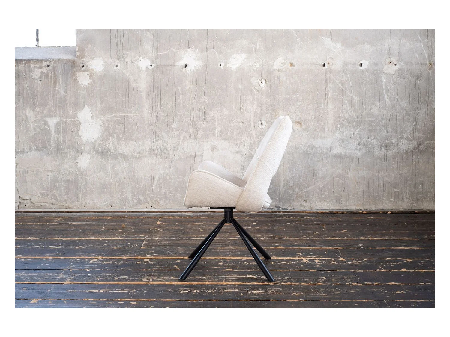 silla - blanco tela tejida - VELO