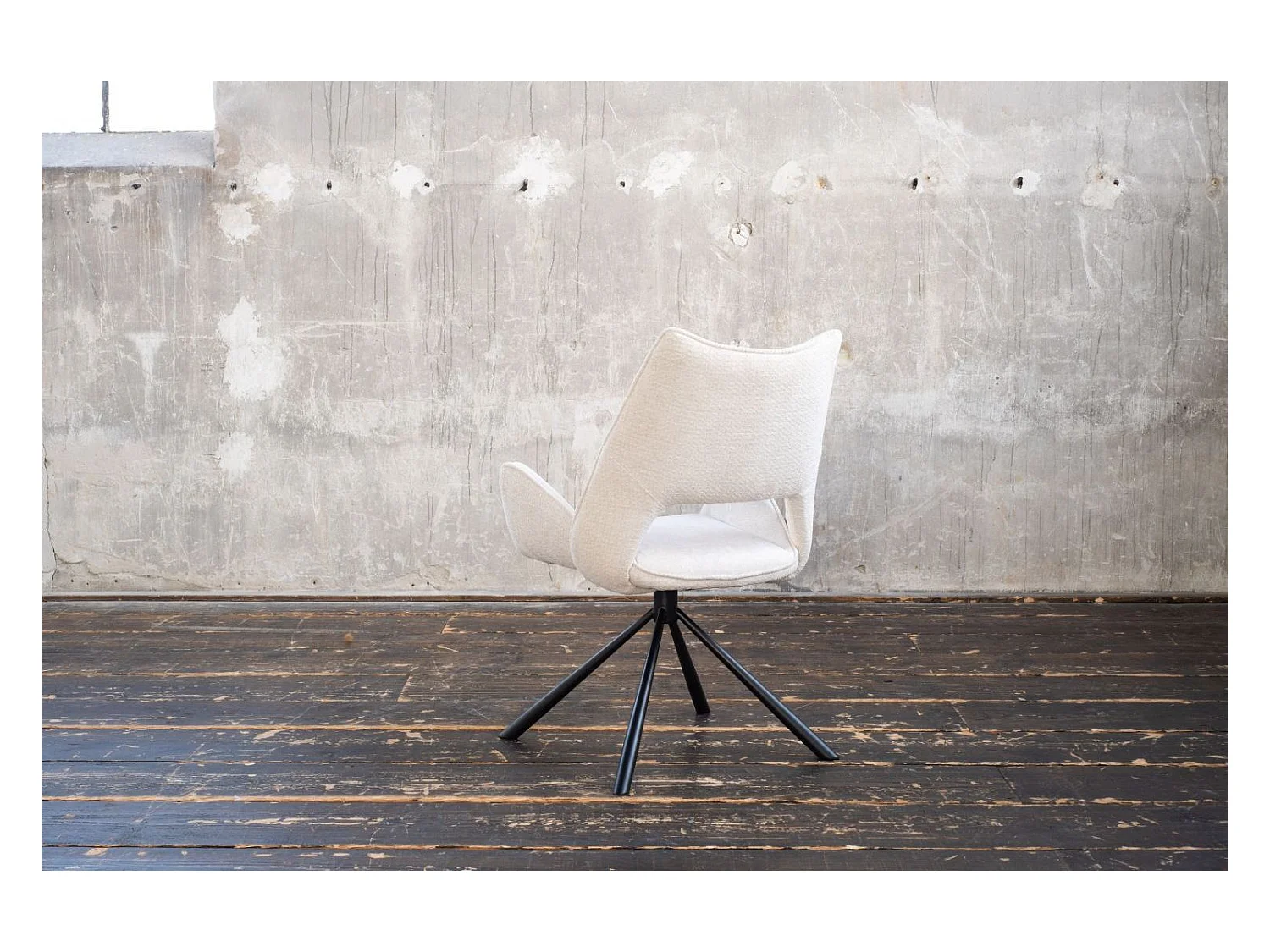 silla - blanco tela tejida - VELO