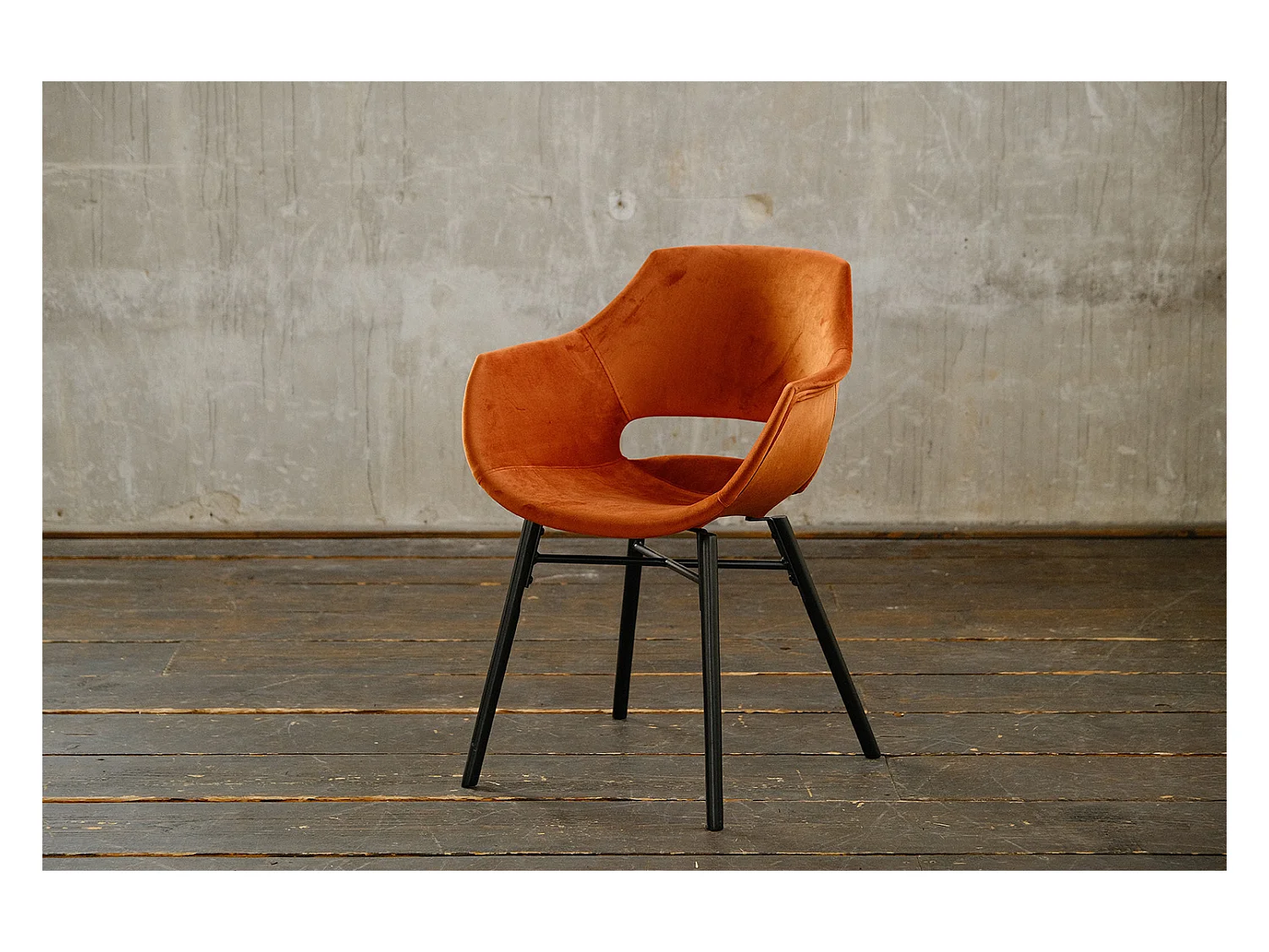 Stuhl - Braun Velvet - ZAJA