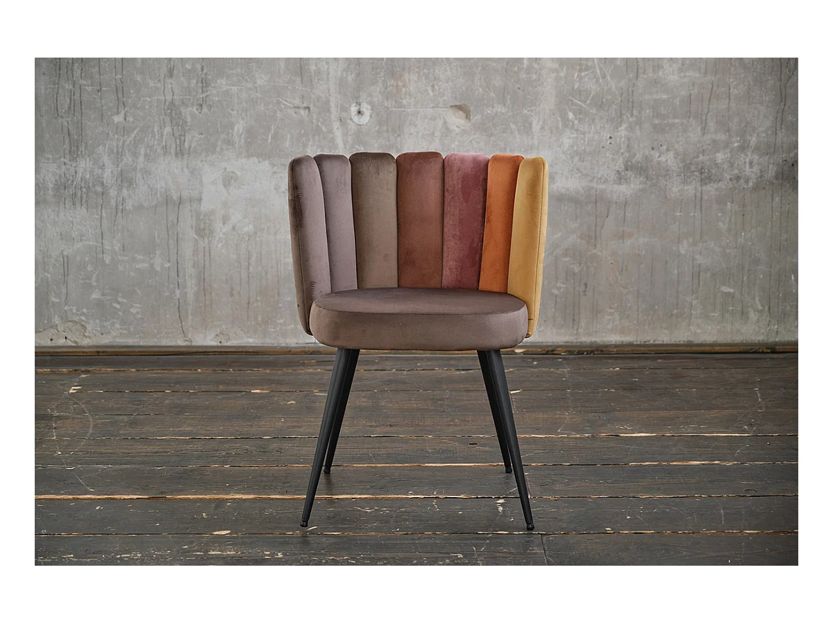 Chaise - marron Velours - JADA